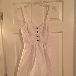 White lace dress